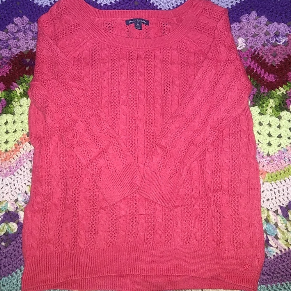 American Eagle Pink Sweater